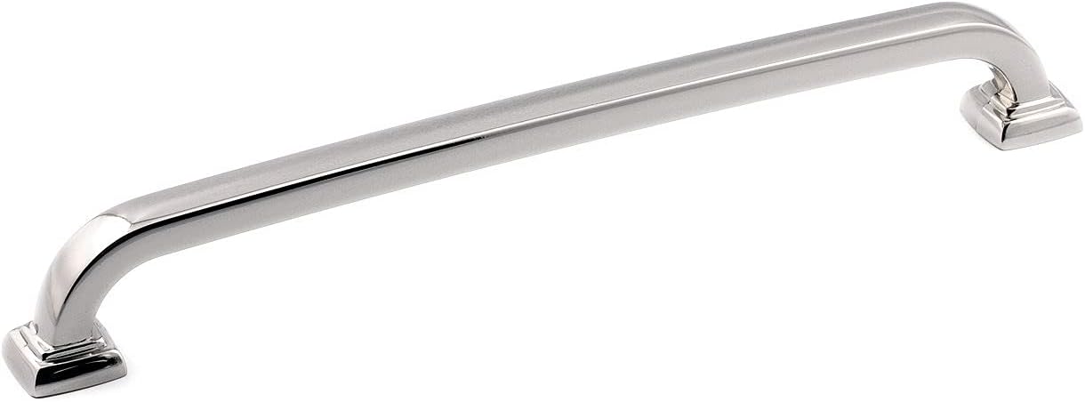 Richelieu Hardware BP815192BORB Vaughan Collection 7 9/16-inch (192 mm) Center-to-Center Brushed Oil-Rubbed Bronze Transitional Cabinet and Drawer Pull Handle for Kitchen, Bathroom, and Furniture