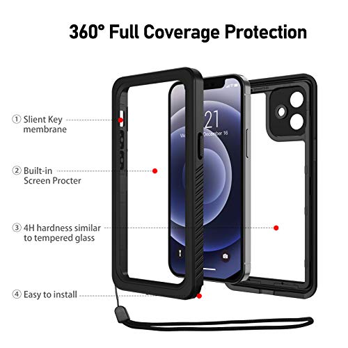Coque iPhone 12 Mini étanche avec protection intégrale 360 - 2