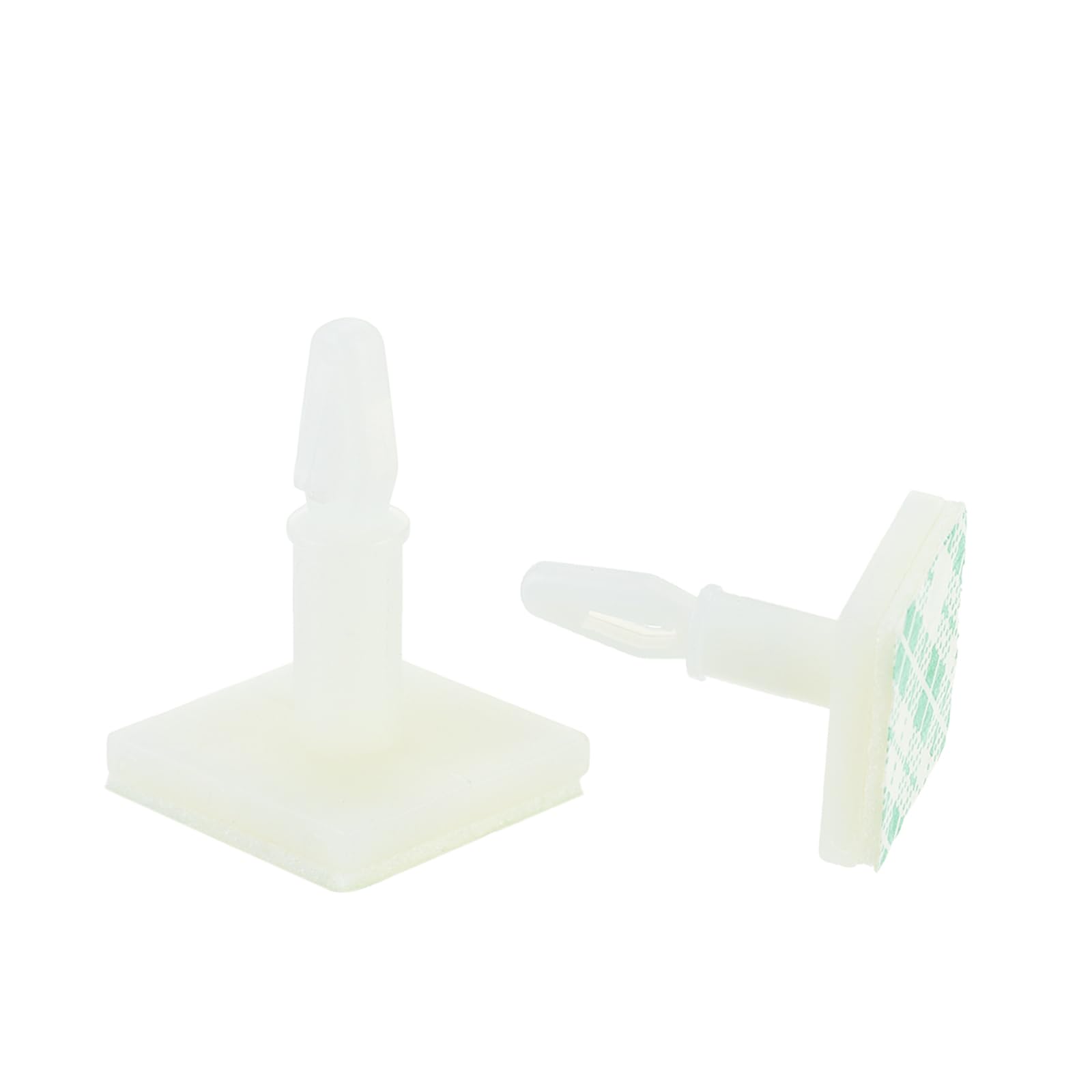 QUARKZMAN 30pz Adesivi PCB Distanziatori Appiccicosi Nylon Isolati Distanziali per PCB Scheda Supporto Altezza 0.24" Adatto PCB Foro Diametro 3mm a 3.2mm Bianco