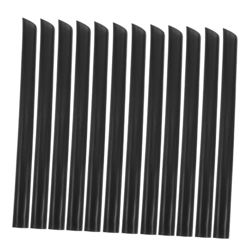 100 pitillos desechables negros 19 cm diámetro 11 mm