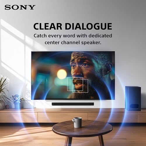 Image of Sony Bravia Theatre Bar 6 HT-BD60 5.1(3.1.2 ch) Dolby Atmos Soundbar with Wireless Subwoofer, 2-Upfiring Speakers, S-Force & Vertical Surround Engine, Bluetooth, HDMI eARC.