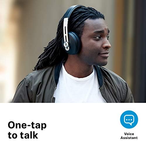 Sennheiser Momentum 3 Wireless Noise Cancelling Headphones with Alexa built-in, Auto On/Off, Smart Pause Functionality and Smart Control App, Black