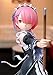 GOGOGK Anime Figure Re:Zero -RAM- 1/7 Maid Ver. Decorazione della Bambola Collezione di Statue Giocattolo Modello 8,6 Pollici / 22 cm