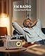 COLSUR Retro Bluetooth Lautsprecher Outdoor Tragbarer Vintage mit FM Radio Wiederaufladbarer Kabelloser mit klassischem Retro-Stil, unterstützt TF-Karte/AUX/USB, MP3-Player