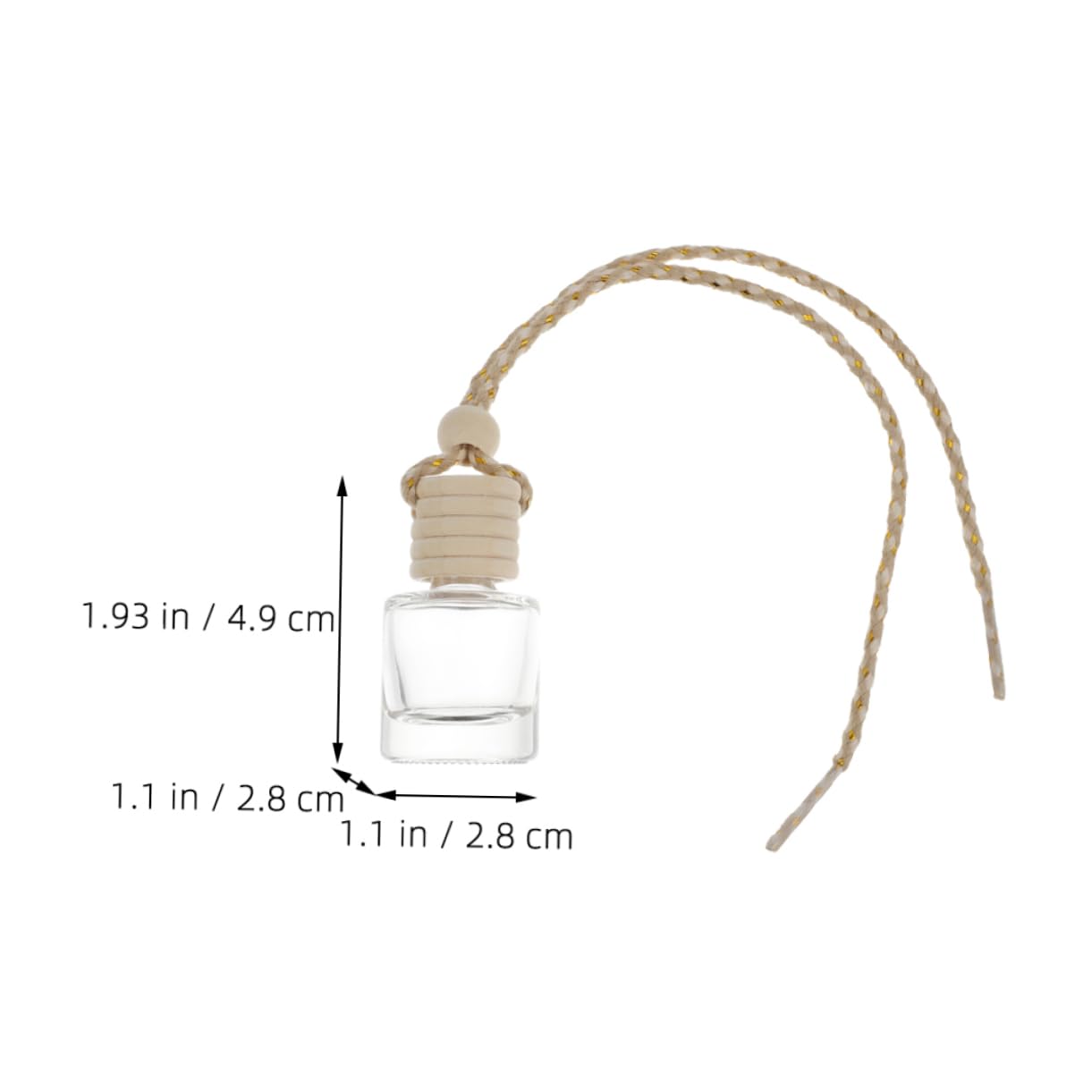 5 Sätze Auto Duft Diffusor Flasche Nachfüllbare Parfümflasche Für Auto Hängend Aromatherapie Ätherische Öle Für Stressfreies Fahren Und Angenehmen Duft Im Innenraum 5 Stück * 5
