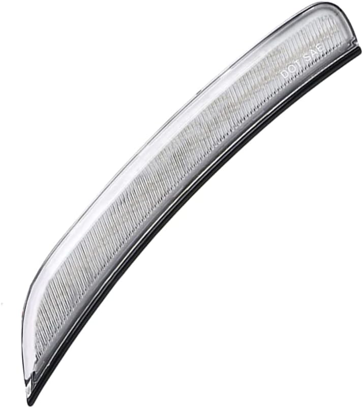 Red Front Wheel Arch LED Side Marker Light Smoke Lens, 2015-2017 Compatible with Chrysler 200, Replace OEM Rear Sidemarker Lamps