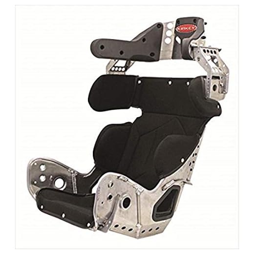 Kirkey - 88185KIT Seat, 88 Series Containment, 18.5 in Wide, 18 Degree Layback, Cover Included, Aluminum, Natural, Each