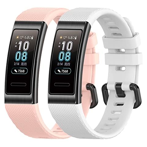 Bexido Correa de Repuesto Compatible con Huawei Band 4 Pro/Band 3 Pro/Band 3 (2 Unidades) Cover