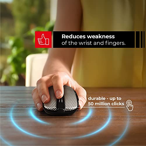 Shhhmouse Silent Mouse Wireless – Computer Mouse Wireless, Mouse For Laptop, Mouse Usb, Mouse For Chromebook, Mouse Cordless, Mouse Inalambrico, Pc Mouse, Computer Mice, Portable Mouse, Quiet Mouse #TOP4