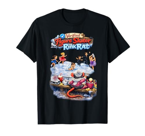 Rata de Pista de Patinador artístico verificada Camiseta