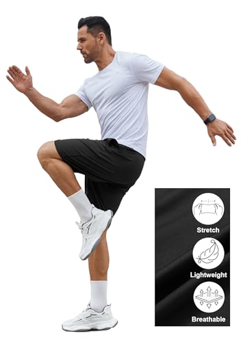 COOFANDY Men's Gym Workout Shorts 7 Inch Stretch Athletic Shorts Lightweight Running Training Short Pants with Pockets2