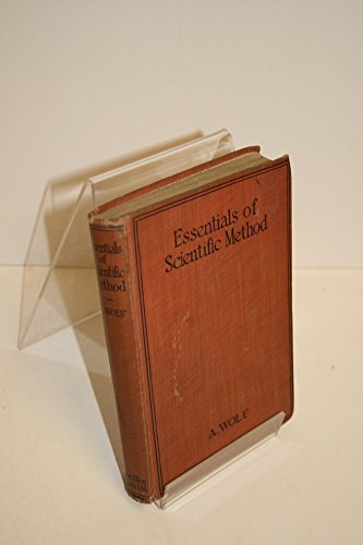 Essentials of Scientific Method B0006AJKX2 Book Cover