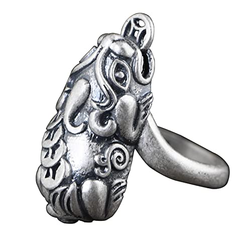 Bague de fiançailles Pixiu argent pour femme au quotidien