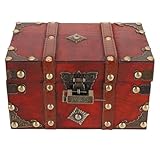 Fabriquée en bois, cette boîte de rangement est conçue pour durer
