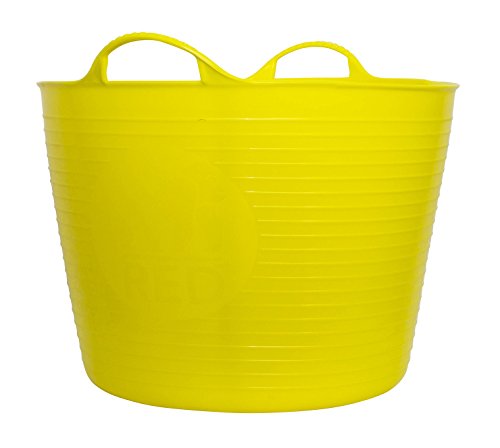 Decco Ltd Cubo Flexible, Amarillo, 42 litros
