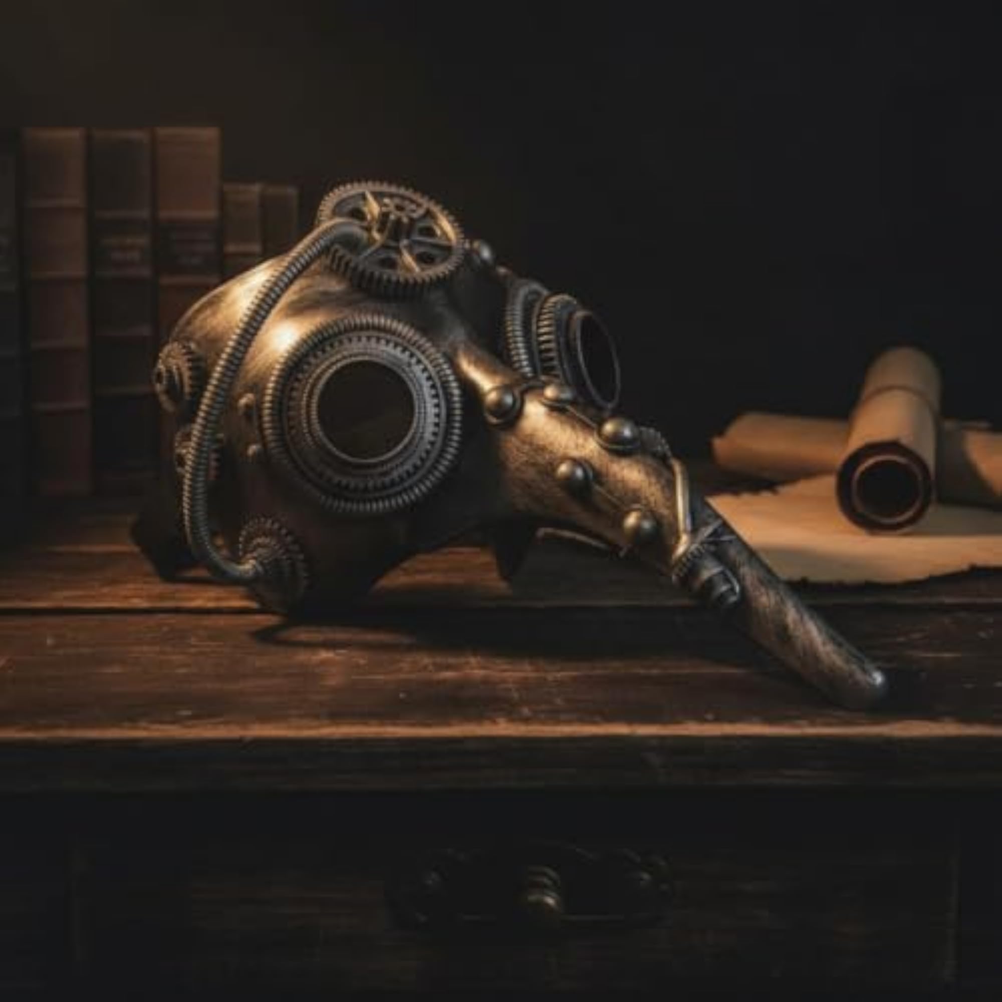 Steampunk Plague Doctor Mask, Gothic Cosplay Accessory