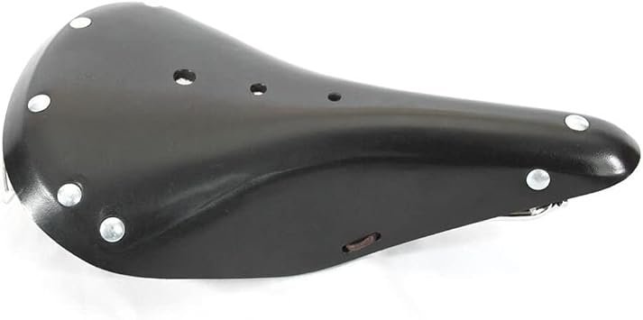 Bicycle Saddle Leather seat Soft and Hard Adjustable for Brompton Saddle for Brook Cowhide MTB Cycling Leather seat Black