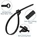 300pcs Push Mount Zip Ties, 4