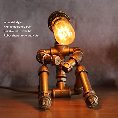 Retro Lampen Industriële Robot Lampen Cool Tafellamp Waterleiding Verlichting Bureaulampen met Lamp voor Bar Restaurant… - Afbeelding 7