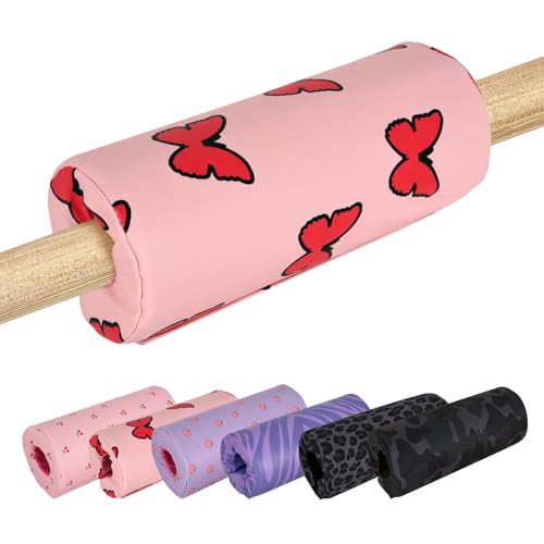 SoeKoa Gymnastics Bar Pad, Gymnastics Bar Mat with Decoration Surface, Protective Package for Gymnastics Bars, Parallel Bars, Uneven Bars, Horizontal Bars, Ballet Bars (Butterfly)