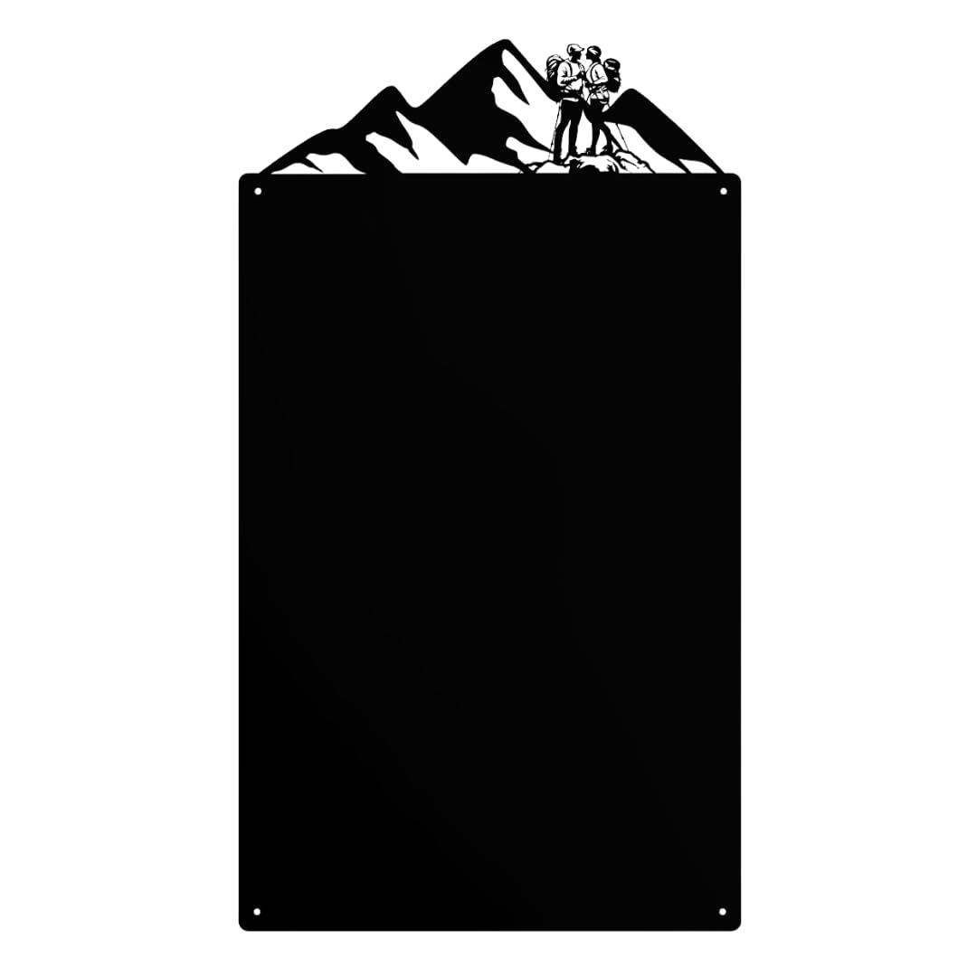 Magnettafel für Erinnerungen Schwarz 87x49 cm | Magnetisches Stahlboard für Magnete, Fotos und Notizen, Beschreibbar, Montageset inklusive