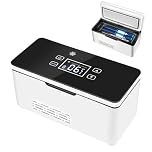 Portable Insulin Cooler Travel Case, Mini Fridge for Insulin Travel Case, Peptide Fridge Medicine Cooler Box, LED Screen 2-8℃ Adjustable, with Dual 10200mAh Batteries for Home, Commuting & Car Use