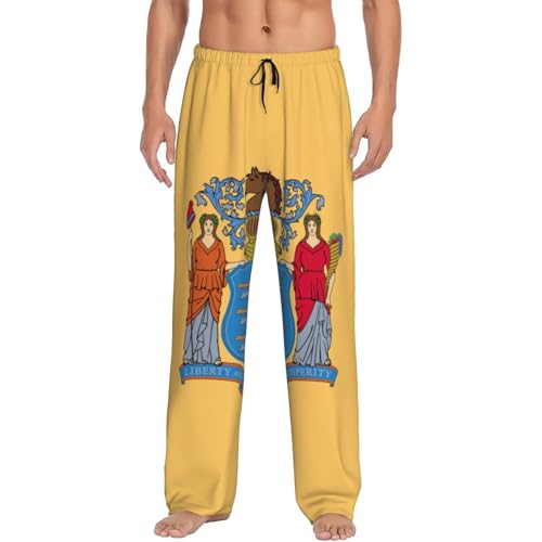 Pantalon de pyjama homme avec poches et motifs originaux coupe ample et confortable