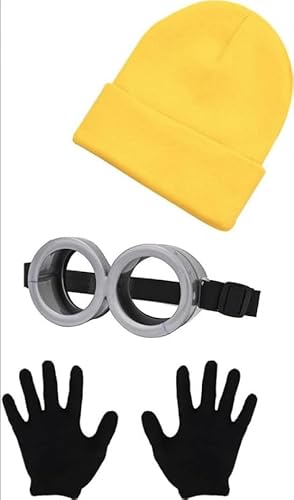 CozofLuv Accesorio de disfraz para hombre para cosplay de Halloween (MINION)