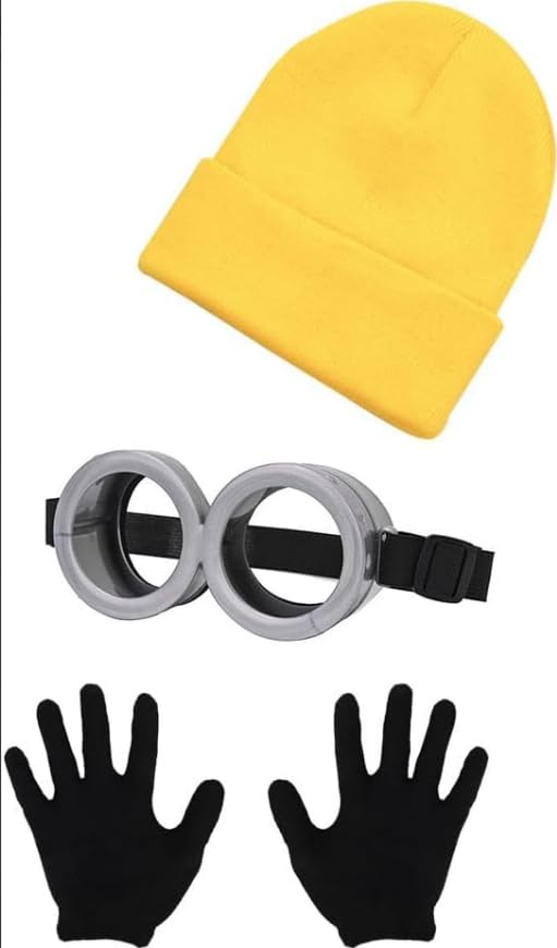 CozofLuv Accesorio de disfraz para hombre para cosplay de Halloween (MINION)
