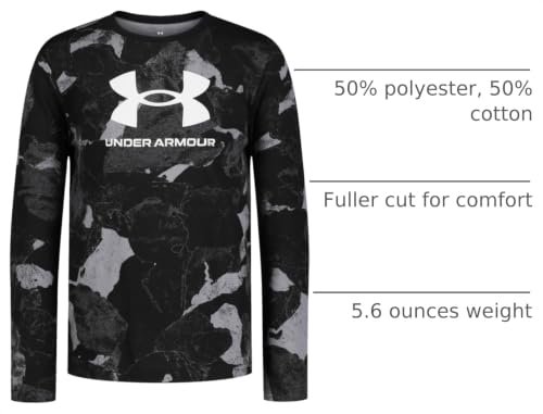 Image of Under Armour Boys' Long Sleeve Graphic T-Shirt, Lightweight & Breathable, Outdoor Collection