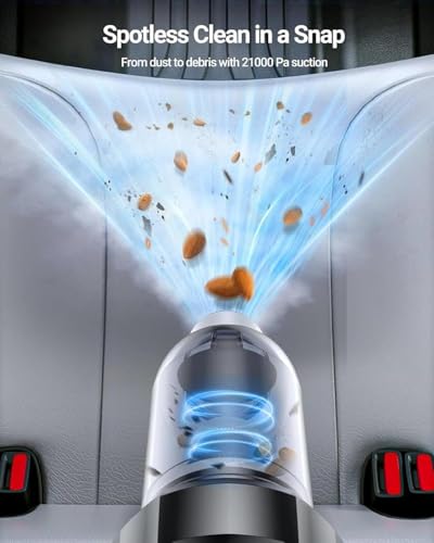 Image of Astrophile Portable Car Vacuum | Handheld Car Vacuum Cordless | Portable Car Vacuum With 21000 pa HIgh-Power-Suction-Home-Office-Pet | Car Dust Cleaner (A1)