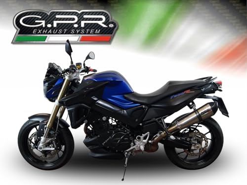 Echappement GPR titanium avec chicane pour BMW F 800 R 2009-2014 - 2
