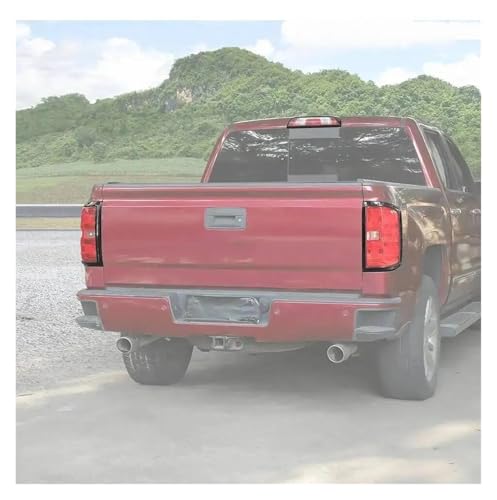 Cubierta de luz trasera cromada para Chevy Silverado 2014-2018 5