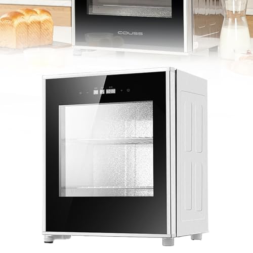 ZephyrGlow Pack De Fermentación De Masa Completo, Calentador De Masa, Caja De Prueba De Vidrio con Tapa hermética, fermentación Natural,40L
