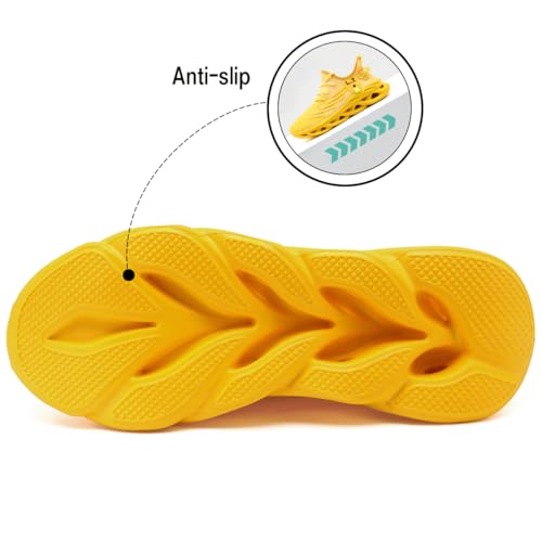 Image of DLWKIPV Men Running Shoes Men's Tennis Shoes Lightweight Breathable Fashion Sneakers Non Slip Workout Gym Shoes for Running