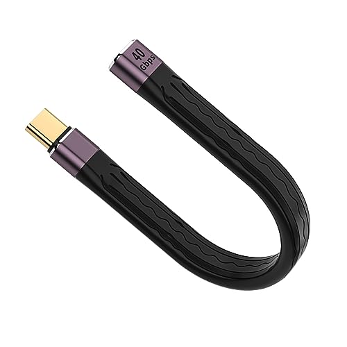 138mm USB C - USB C 40Gbpsf[^]P[uA20V 100W PD}[dP[uAType-Cf[^P[u
