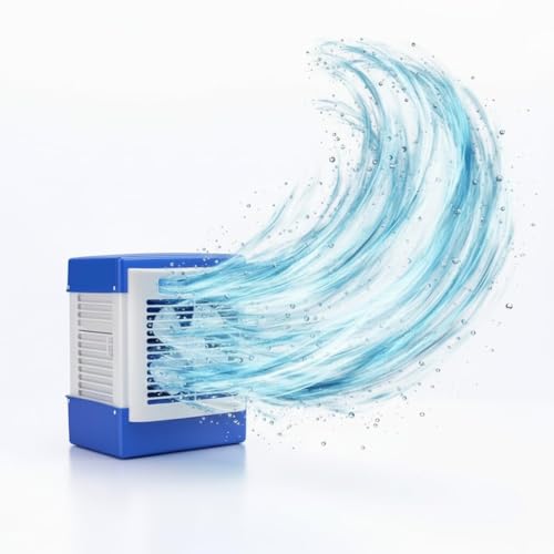 Image of Drumstone (𝐒𝐩𝐞𝐜𝐢𝐚𝐥 𝟏𝟓 𝐘𝐞𝐚𝐫𝐬 𝐖𝐚𝐫𝐫𝐚𝐧𝐭𝐲) Desert Air Cooler for Home with Large Water Tank, Portable High Airflow Cooling Fan, Powerful Air Throw, Energy Efficient Air Cooler.
