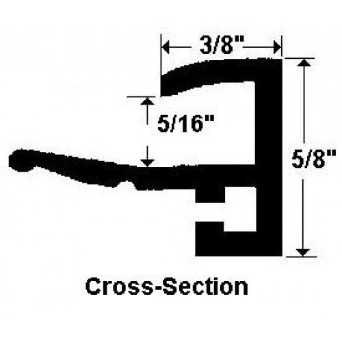 Quadro Frames 6X18 Inch Picture Frame, Black, Style P375-3/8 Inch Wide Molding #TOP3