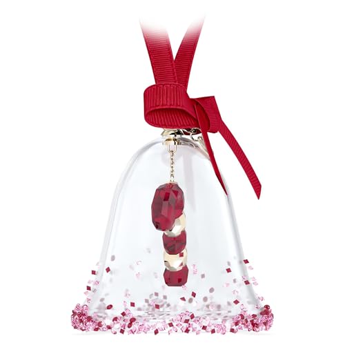 Swarovski Holiday Cheers Dulcis cloche rouge figurine cristal déco Noël maison