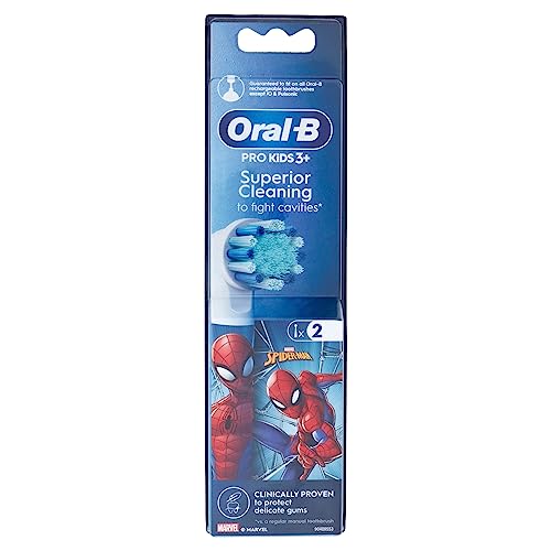 Oral-B 2 cabezales de repuesto para cepillo de dientes eléctrico Marvel Spider-Man