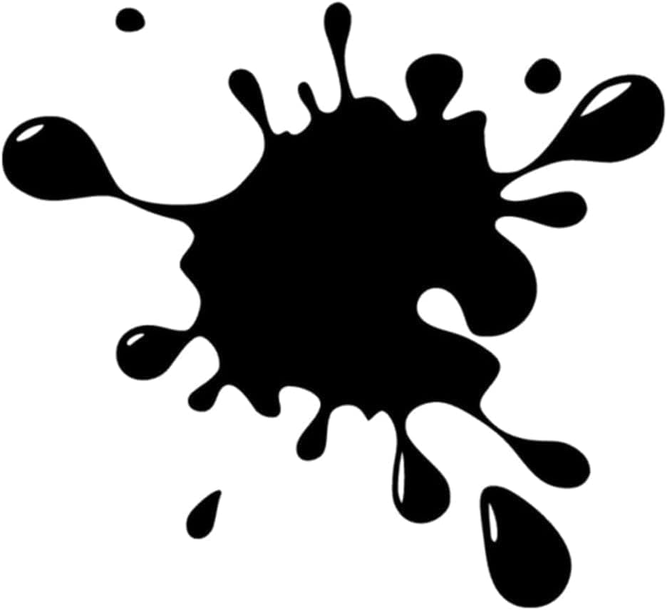 Black Reflective Water Drop Car Sticker, PET Waterproof Decal for Auto Window, Door, Bumper, Laptop, Wall Decoration, DIY Creative Pattern