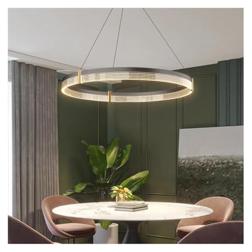 Lustre circulaire moderne anti-éblouissement pour chambre d'adulte et salon