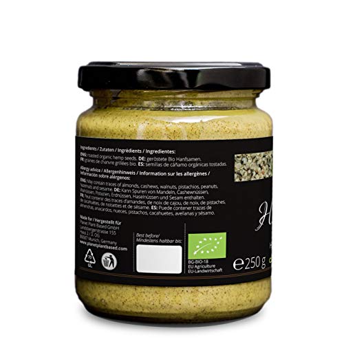Planet Plant-Based Biologische Hennep Zaad Puree / 2 Pack (2x250g)/ Nootachtig-Harse Smaak - Speciale Kik voor Smoothies… - Image 4