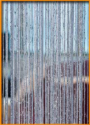 Fadenvorhang Glänzende Quaste mit silberner Linie, Fadenvorhang, 300 x 290 cm, 100 x 200 cm, modischer Volant, Wohnzimmerteiler, Hochzeit, DIY-Heimdekoration Fadengardine(Gray,300x290cm)
