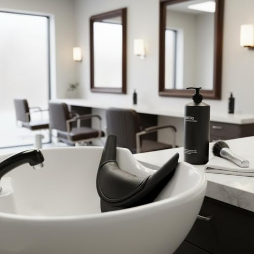 Accessoire appui-tête ergonomique pour bac à shampooing de salon de coiffure et spa - 7