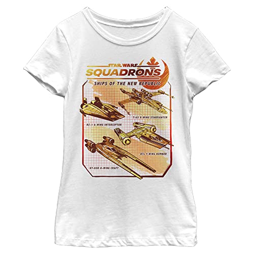 T-shirt Star Wars Squadrons pour fille idéal pour l'école et les loisirs