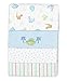 SpaSilk Baby Boy 4 Pack 100% Cotton Flannel Receiving Blanket, Blue, One Size