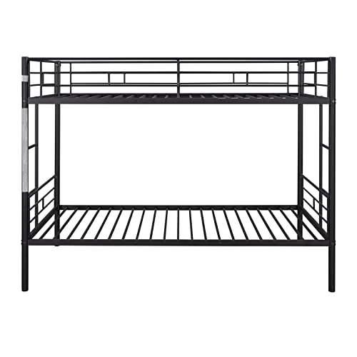Gnixuu Metal Bunk Bed Twin Over Twin Sturdy Heavy Duty Bunk Beds With 2 Side Ladders, Space Saving, No Box Spring Needed, For Boys Girls Teens Adults #TOP4
