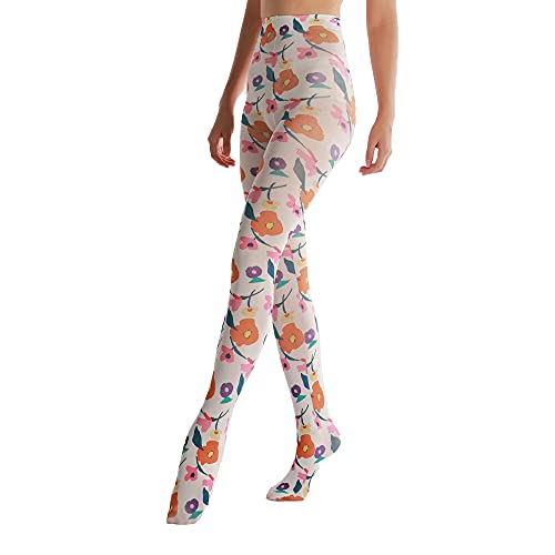 Image of Sahabowi Women Tights, Opaque High Waist Pantyhose, Vintage Control Top Stockings