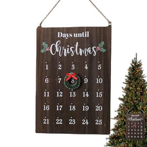 Calendrier de l'Avent bois 25 jours pour rythmer la salle d'enseignement